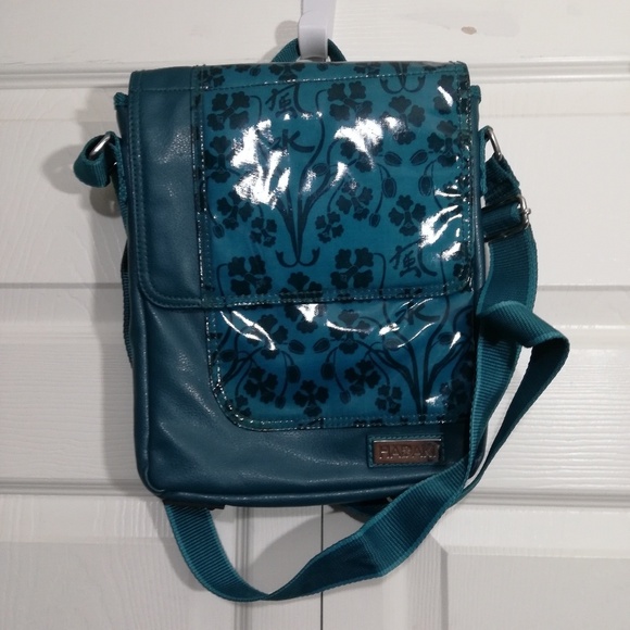 Hadaki Slim Crossbody purse Teal - Picture 3 of 5